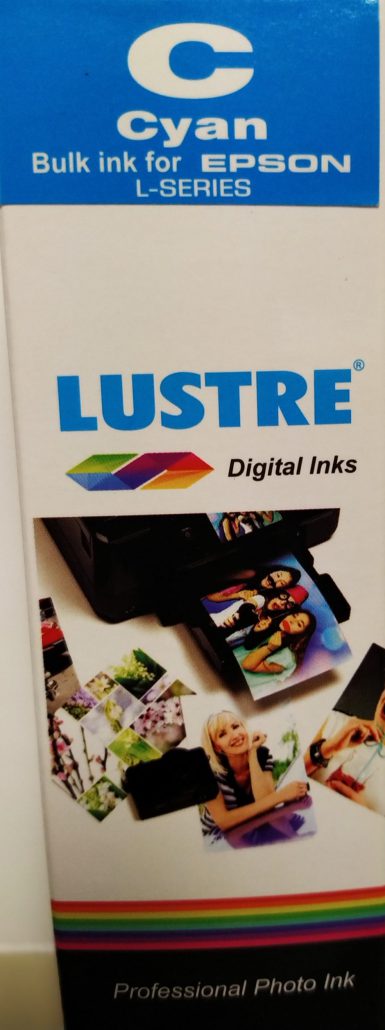Sublimation Dye ink Lustre for Epson L-Series Cyan