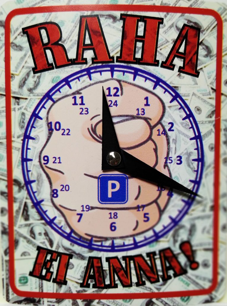 Parkimiskell "Raha ei anna"
