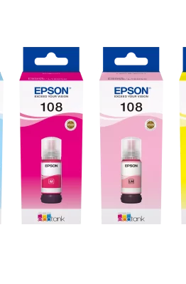 108 EcoTank Ink Series (108 бутылочек с чернилами 6 цветов)