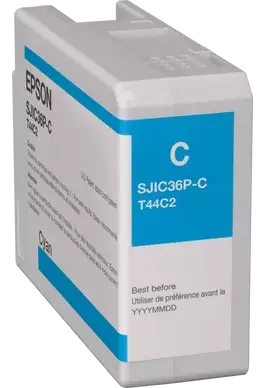 Epson Cyan Ink Cartridge for ColorWorks® SJIC35P-C