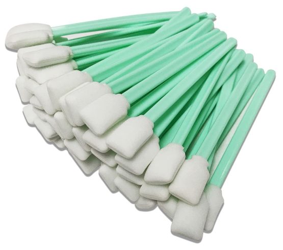 Палочки для чистки печатных головок Roland, Mimaki, Mutoh, Seiko (50 штук в пачке)