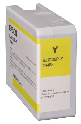 Epson Yellow Ink Cartridge for ColorWorks® SJIC35P-Y
