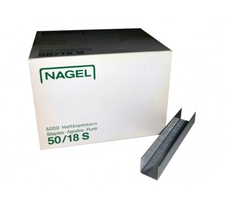 Скобы NAGEL 50/18 S пачка 5000 шт.