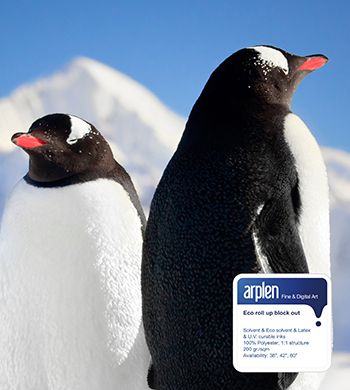 цифровой текстиль Eco Roll Up Block out 914mm 30m