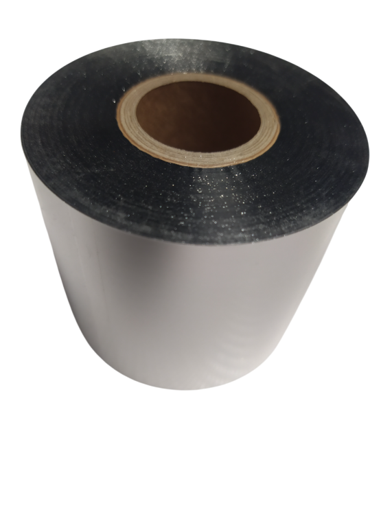 Лента для термопринтера WAX RESIN Премиум 60мм 300м Серебрянная глянцевая