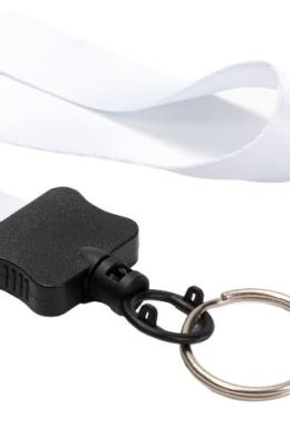 Белый ремешок с пластиковой пряжкой для сублимационной печати.