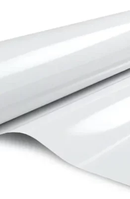 Самоклеящаяся ПВХ-виниловая пленка белая, 120g – рулон 432mm x 30 м, матовая.