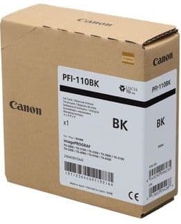 оригинальный картридж Canon PFI-110  BK 160 ml.