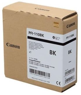 оригинальный картридж Canon PFI-110  BK 160 ml.
