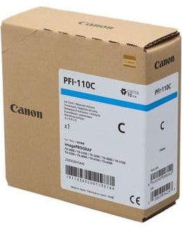 оригинальный картридж Canon PFI-110  C 160 ml.
